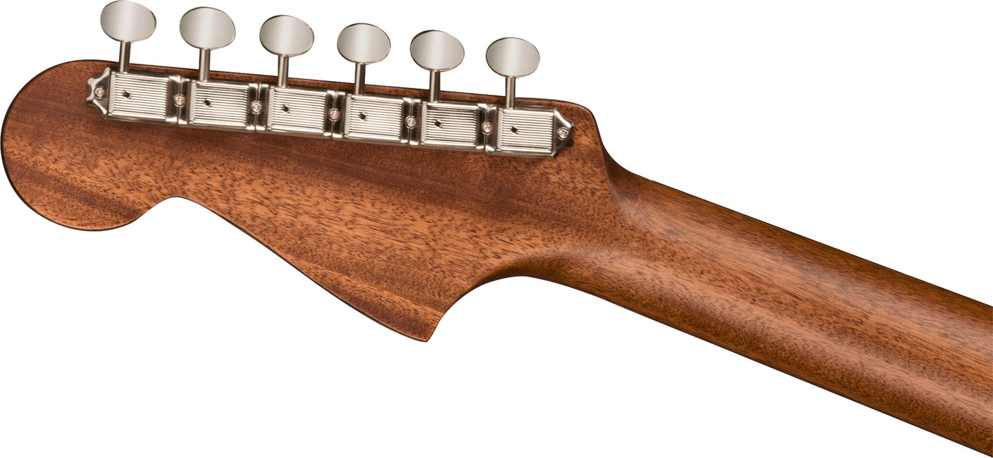 Fender All-Mahogany Newporter Special Acoustic Guitar, with 2-Year Warranty, Natural, Pau Ferro Fingerboard, with Gig Bag