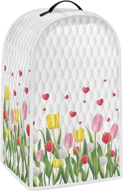 Tulip Flower Blender Cover, Kitchen Home Decor Appliance Cover for Dust Protection, Anti-Stain and Anti-Static