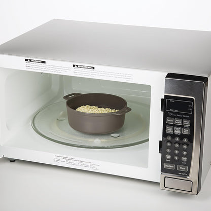 PrepSolutions 4-Piece Microwave Ramen Bowl To-Go - Gray, Includes Soup Spoon, Dishwasher Safe, BPA-Free