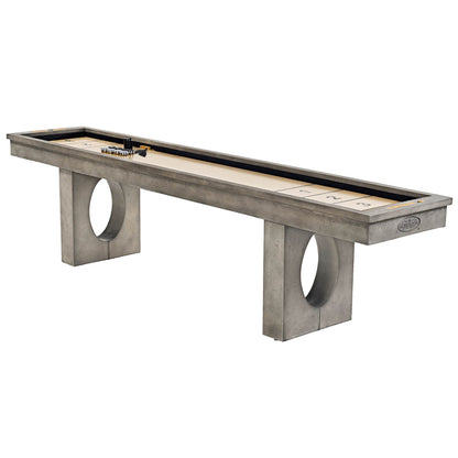 Barrington Billiards 11' Aurora Outdoor Shuffleboard Table with Scratch-Resistant Playfield and 8 Puck Set