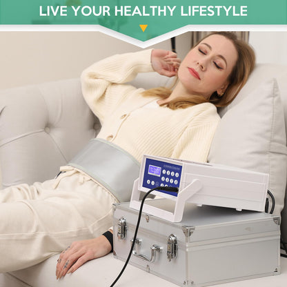 Ionic Foot Bath Detox Machine, Detox Foot Spa with Wrist Strap, Far Infrared Waistbelt and Array for Home Use, Salon Beauty Club