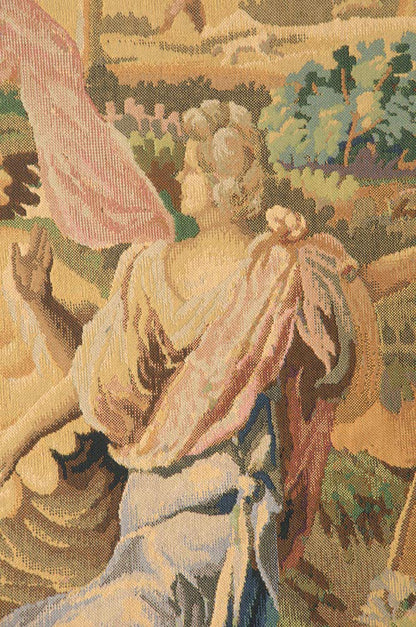 Country Scene Belgian Tapestry Wall Hanging - 53 in. x 66 in. Cotton/Viscose/Polyester by Francois Boucher