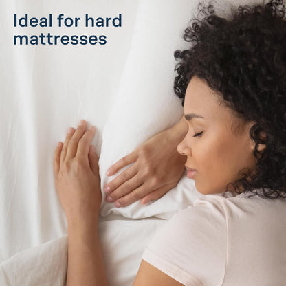 Niagara Cotton King Mattress Topper, Pillow Top Quilted Fitted Cooling Cover for Back Pain, Fits 20 Inches