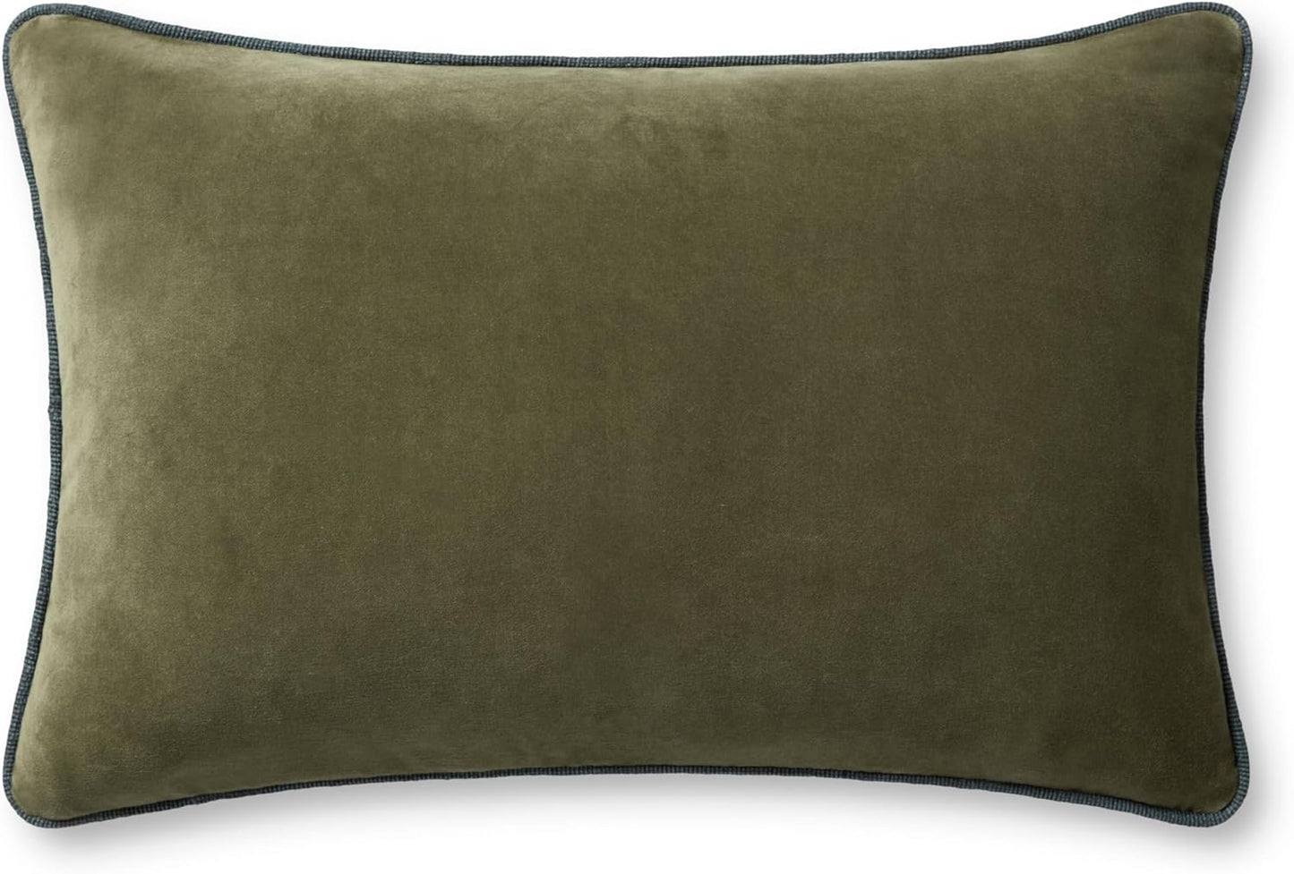 Loloi Liza Pillow Cover Only, 16x26, Green