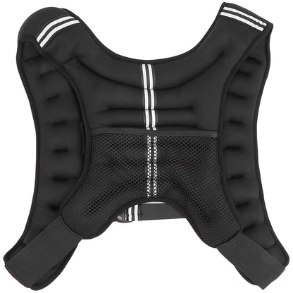Alomejor Adjustable Weighted Vest for Strength Training - Premium Elastic Material - Widened Shoulder Straps and Comfortable Enhance Your Workout with Added Weight