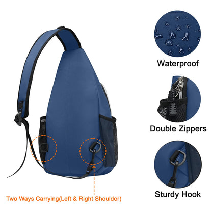 MOSISO Sling Backpack, Multipurpose Crossbody Shoulder Bag Travel Hiking Daypack