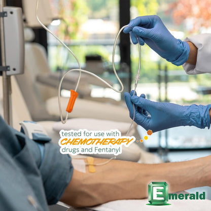 Emerald - 1,000 Gloves - Full Case - Nitrile Medical Exam Gloves, Latex Free, Powder Free, 10 Boxes of 100, Blue, Size: Small