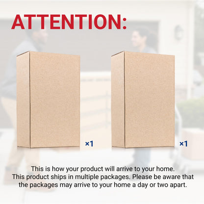 FLEXIMOUNTS 10000LBS 2 Pack Garage Shelving, 4-Tier Heavy Duty Shelving Unit, 23.6" D x 49.6" W x 71" H, Industrial Shelving, Adjustable Storage Shelves for Garage, Basement, Warehouse, Workshop