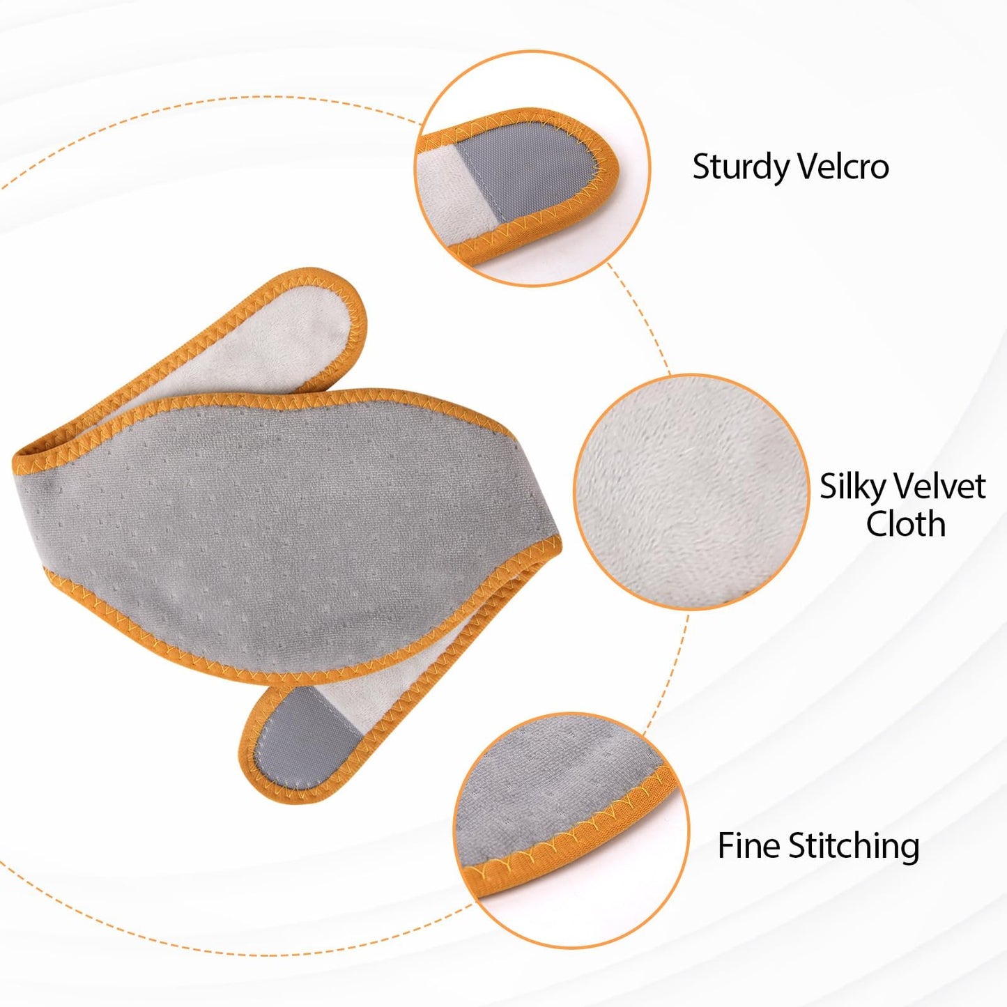 Portable Neck Heating Pad with Vibration Massage for Pain Relief, Rechargeable Heated Neck Wrap for Soreness Stiffness, 3 Heat Levels & Vibrations, Auto-Off, 3000mAh Battery Included