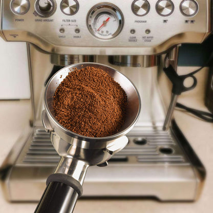 54mm Espresso Dosing Funnel, MATOW Stainless Steel Coffee Dosing Ring Compatible with Breville 54mm Portafilter