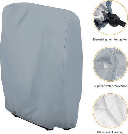 Uranshin 2PCS, 28" 13" 43" Outdoor Folding Chair Covers Zero Gravity Chair Covers Waterproof, Sturdy Folding Patio