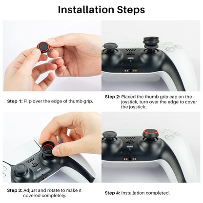 20Pieces Analog Stick Joystick Controller Performance Thumb Grips Compatible with PS5, PS4, Xbox One, Xbox Series X/S Controller Joystick Grips