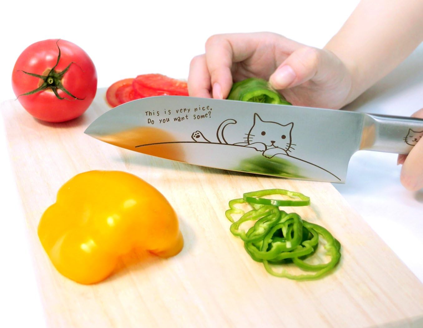 Toa Metal Merpel Santoku Knife, Blade Length: Approx. 6.7 inches (170 mm)