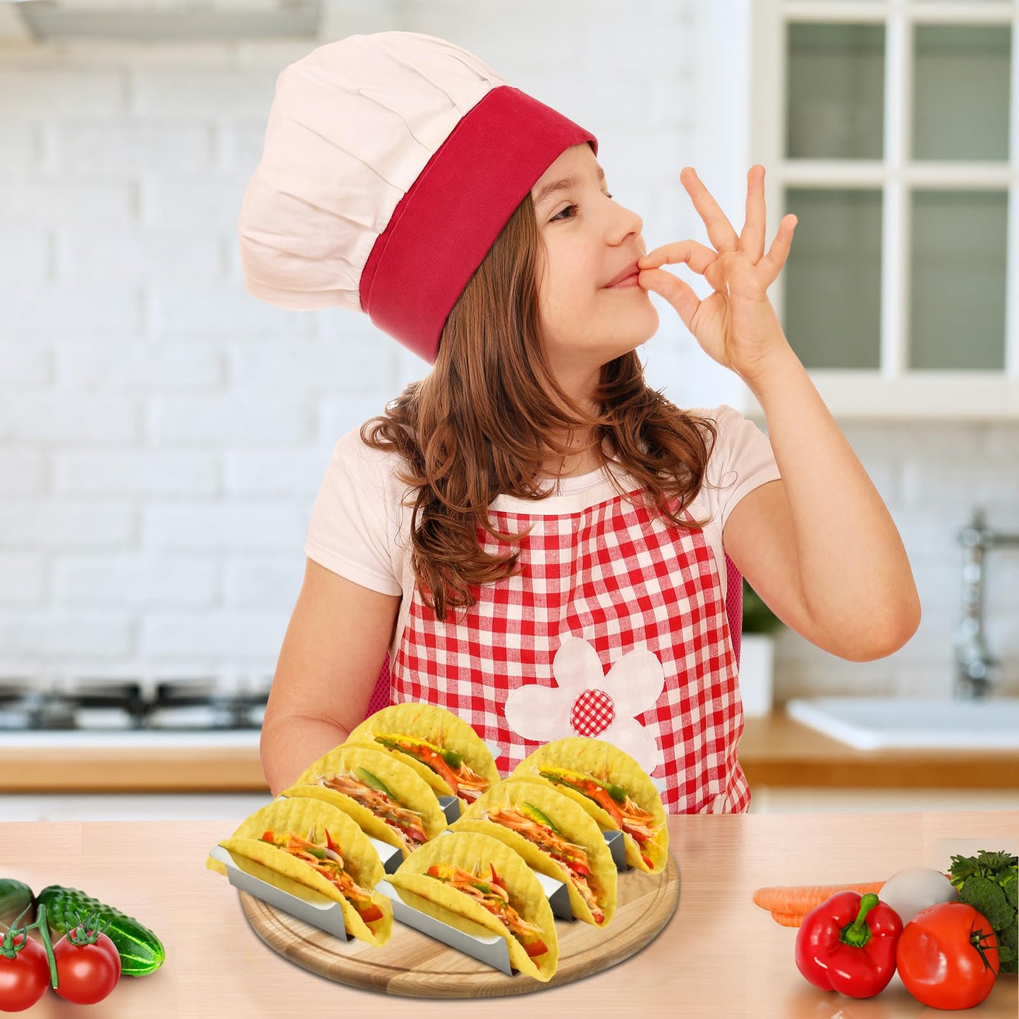 ARTTHOME. Taco Holders Set of 12 – Stainless Steel Durable Taco Stand for 3 Tacos, Dishwasher Safe, Perfect for Taco Night & Street Tacos