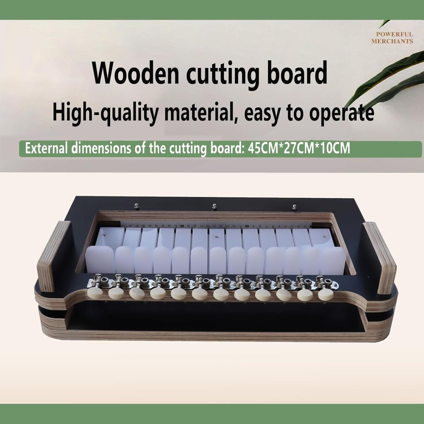 12 Wire Wooden Soap Cutter, Professional Handmade Soap Cutting Machine, Cuts 1-12 Bars, Soap Cutting Thickness: 2.5cm, for Handmade Soap Making, Candles Trimming and Cheese Cutting