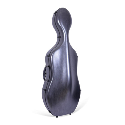 Crossrock Poly Carbon Composite Cello Case, for 3/4 Size Cello with backpack and wheels in Blue(CRF1000CETBLHT)