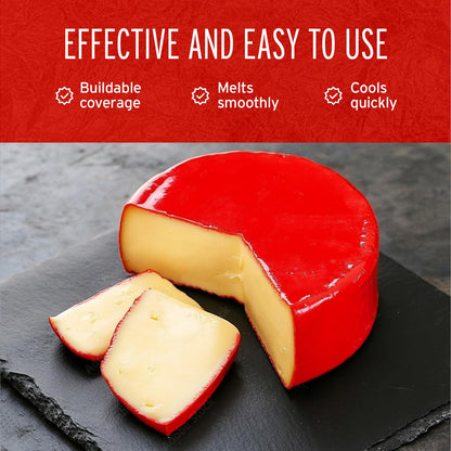 2 Blended Waxes, Inc. Cheese Wax Block for Cheesemaking, Premium Food Grade Wax for Preserving a Variety of Cheese