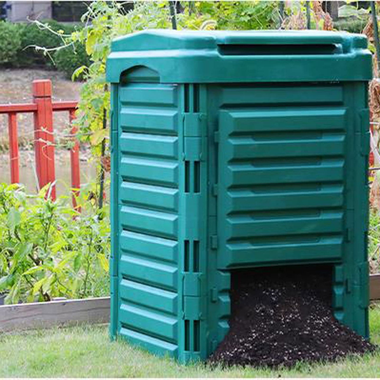 Kitchen Compost Bin, 88 Gallon (336L) Garden Compost Bin , BPA-Free Material Large Outdoor Composter for Fast Creation of Fertile Soil, Easy Assembly, Kitchen Waste Garden Organic Waste Composting ,In