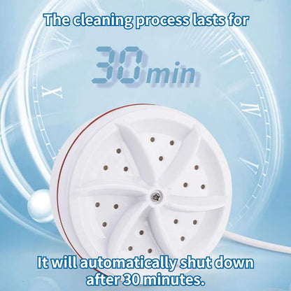 Mini Washing Machine Portable Washer for College Rooms, Travel Home Apartment Laundry, Small Turbine Washer with USB