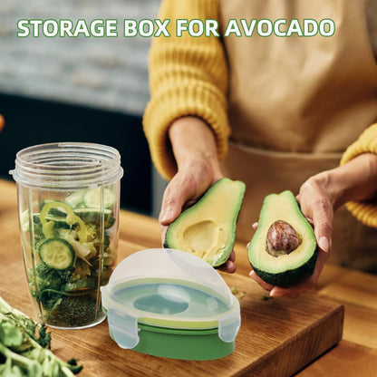 Avocado Saver, Avocado Keeper Reusable Storage Containers, Fresh Keeper, Crisper, Individual Saver Holder or Refrigerator Keep Your s Fresh for Days