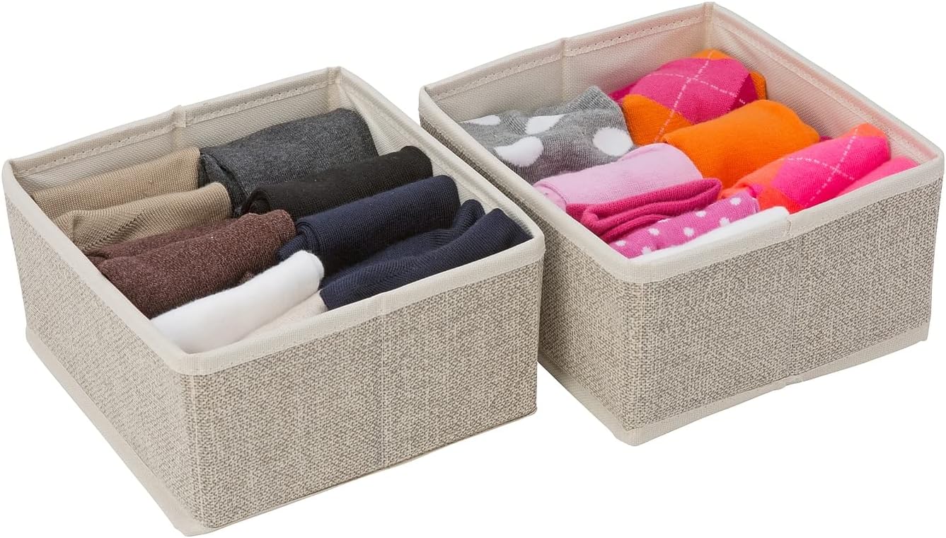 Simplify Nedium Drawer Organizer, Faux Jute (25513-FEJ)