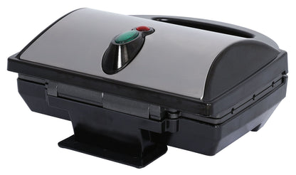 Brentwood TS-601S Non-Stick 6 Mini Corn Dog Maker, Stainless Steel, Silver, 5X10X10