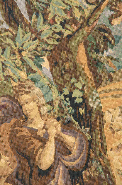 Country Scene Belgian Tapestry Wall Hanging - 53 in. x 66 in. Cotton/Viscose/Polyester by Francois Boucher