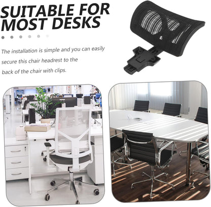 Holibanna Office Chair Headrest Attachment, Universal Adjustable Height Angle Head Support for Executive Desk Chair