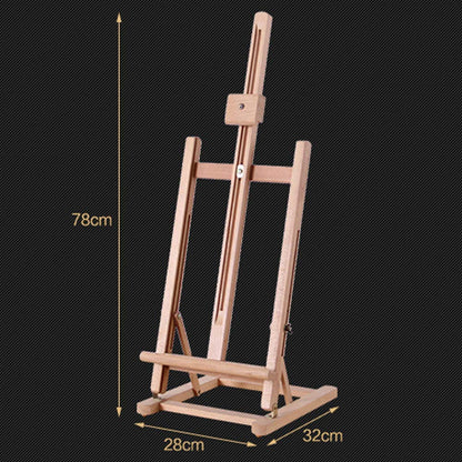 Desk Easel Table Top Easel Drawing Board Wooden Table Top Easel,Foldable Made from Solid Beech Wood,Strong and Strong,Long-Lasting,and Not Easy to Rust for Artist Display,Painting (E)
