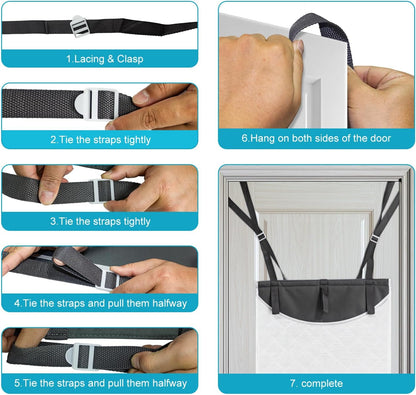 Over The Door Steamer Press Pad, Portable Ironing Mat for Handheld Steamer and Vertical Steamboard