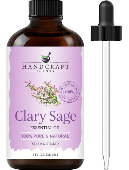 Handcraft Blends Lavender Essential Oil – Huge 4 Fl Oz – 100% Pure and Natural – Premium Grade Essential Oil for Diffuser and Aromatherapy, Skin, Massage, Candle and Soap Making Fragrance