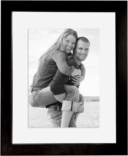 MCS Wood Float Frame, 8x10 Inch, Black (21119)