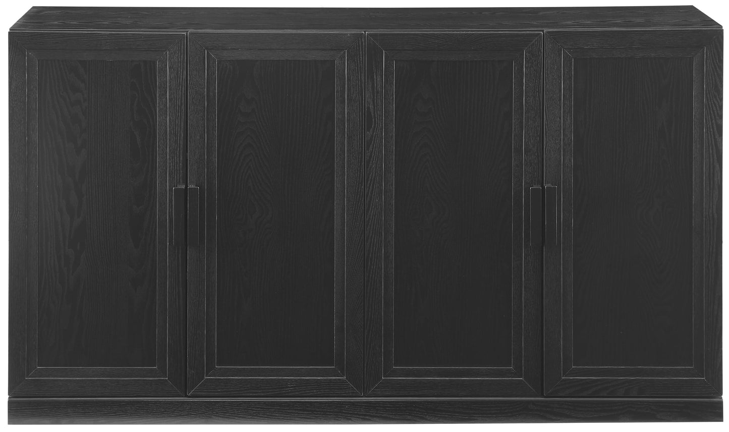 Crosley Furniture Essen Modern Sideboard Buffet Cabinet with Storage, TV Stand, Credenza, Black
