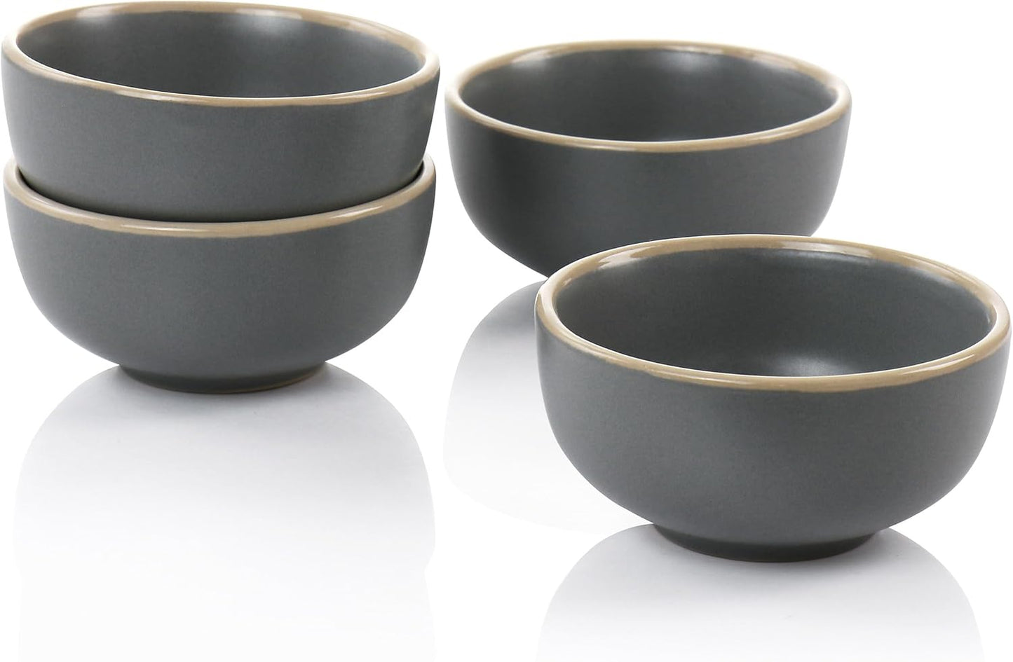 Gibson Home Rockaway 4 Piece 3.5in Fruit Bowl Set, Perfect for Serving Fruits and Snacks