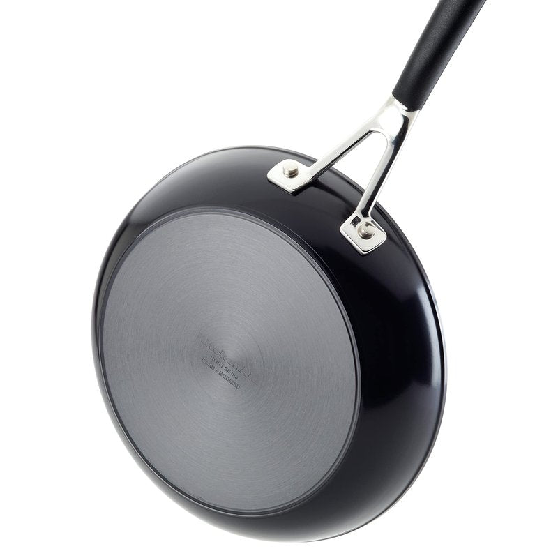 KitchenAid Hard Anodized Nonstick Frying Pan/Skillet, 10 Inch - Onyx Black