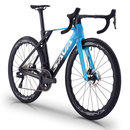 SAVADECK SLR8-Ultegra Full Carbon Road Bike with Shimano 105 R8170 24S Set for Adults, (Wave Pattern(W45), Blue, 54cm)