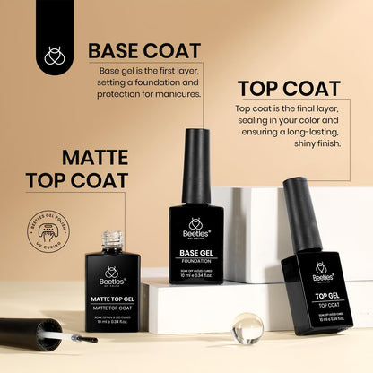 Beetles Nail Prep Kit Nail Dehydrator and Primer Nail Care Tool Kit 20ml Large Capacity Acid-Free & Hema-Free Dehydrate Bond Primer with Manicure Tools for Acrylic Nail Gifts for Women