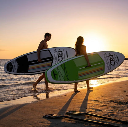 Roc Inflatable Stand Up Paddle Board 10' 6" with Premium SUP Paddle Board Accessories, Wide Stable Design, Non-Slip Comfort Deck for Youth & Adults (Eclipse)