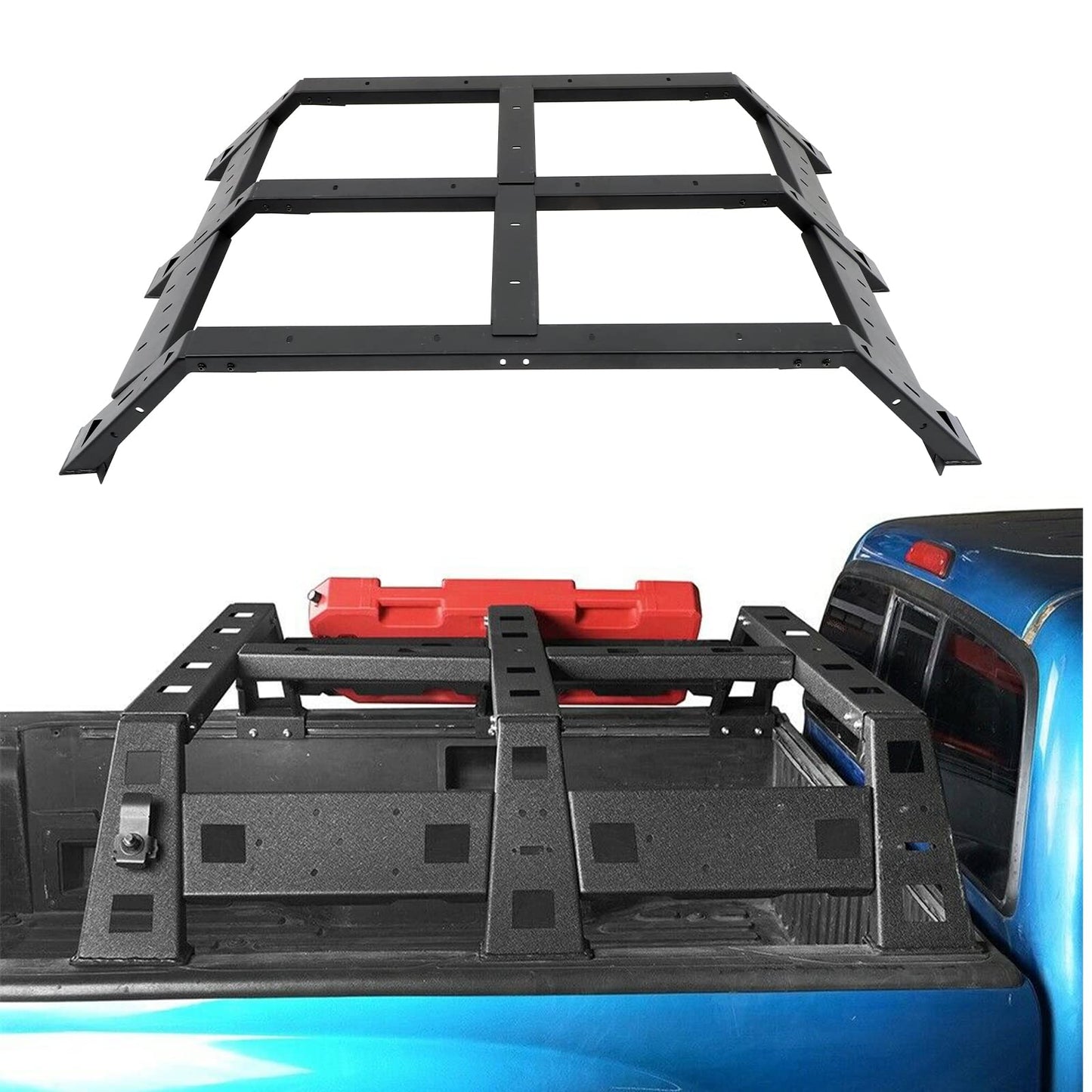 SCITOO Truck Bed Cargo Rack Truck Bed Extender Compatible for Tacoma 2005-2015