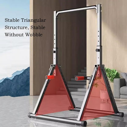 Foldable Power Tower Multifunction Pull Up Bar Dip Station Adjustable Workout Chin Up Bar Strength Training Equipment For Home Gym 1100lbs Support