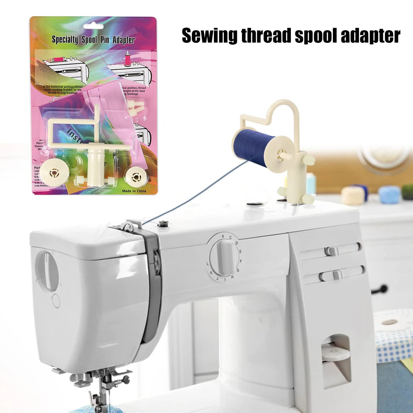 Thread Holders for Spools Thread Stand Spool Pin Adapter for Sewing Machine Embroidery Quilting Serger Machines
