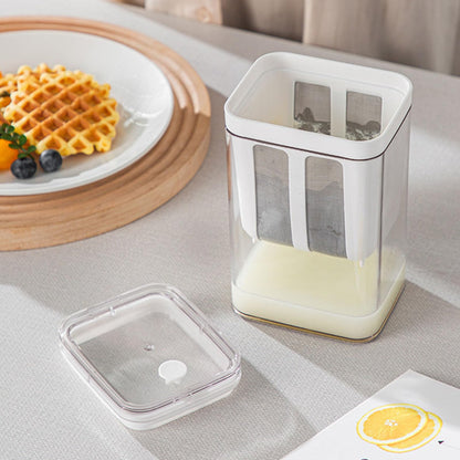 Yogurt Strainer, Greek Yogurt Maker Food Strainer Reusable Kitchen Tools with Extra Fine Mesh Stainless Steel Strainer Basket for Milk Coffee Milk Yogurt Juices
