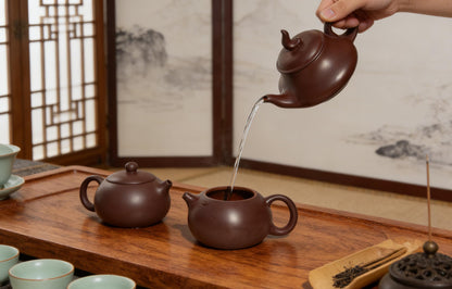 Teapot 210ml Chinese Zisha Clay Zhuni Xishi Pot Kungfu Tea Infuser for Loose Tea