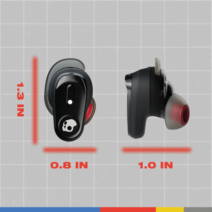 Skullcandy Method 360 ANC Wireless Earbuds, Sound by Bose, Bluetooth Headphones, Premium Noise Cancelling, Up to 40 Hrs Battery, Sweat and Water Resistant, Microphone for iPhone Android - Bone