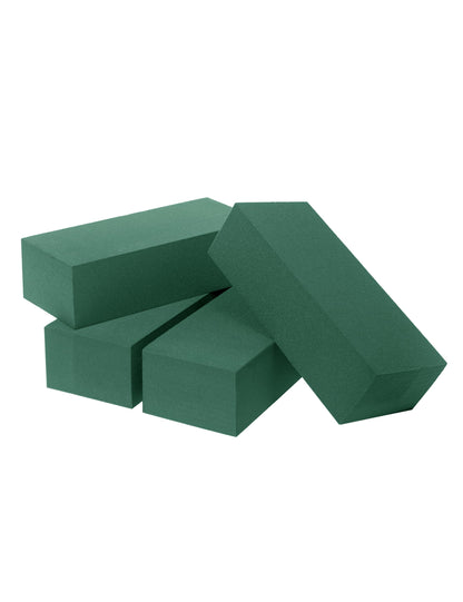 Gildora 6-Pack Extra Large Green Wet & Dry Floral Foam Blocks (8.86" x 4.13" x 2.95") - 2-in-1 Flower Arrangement Foam for Fresh & Artificial Flowers, Wedding Decor, Home Office & Florist Supplies