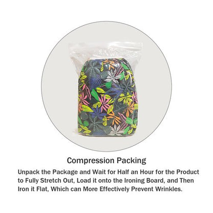 LCLW Ironing Board Cover and Pad Standard Size 15 x 54,3 Pairs of Hook and Loop Fastener Straps,Elastic Edges,Cotton Iron Board Cover with Scorch Resistant Thick Padding (Pattern C)