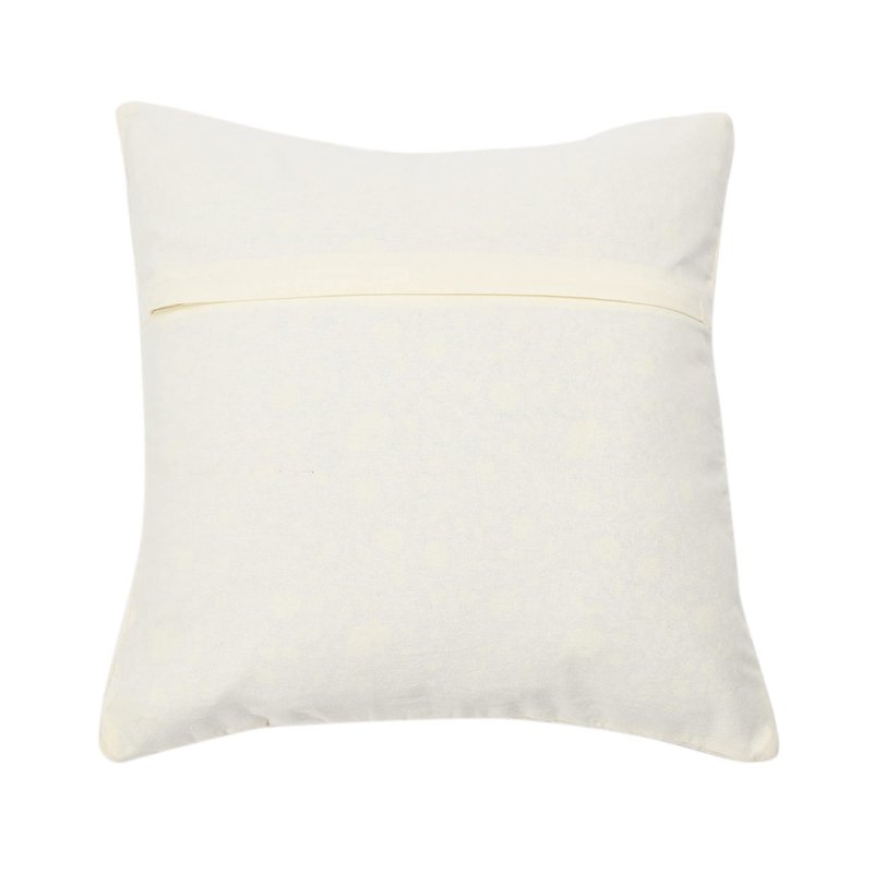 20" Square Quilted Velvet Pillow Cover with Channel Stitch
