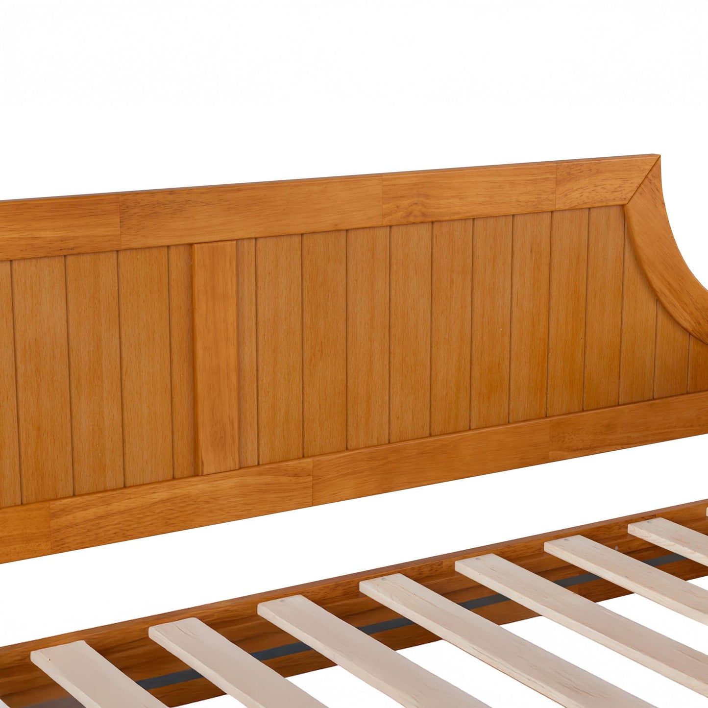 AFI, Cambridge Twin Size Wood Daybed Frame with 2 Storage Drawers, Light Toffee