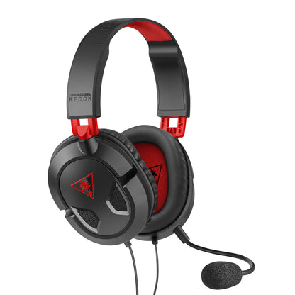 Turtle Beach Recon 50 Wired Gaming Headset - PC, Mac, PS4, PS5, Xbox Series X|S & Xbox One, & Mobile/Tablet with 3.5mm Removable Mic, 40mm Speakers, & In-line Controls – Black