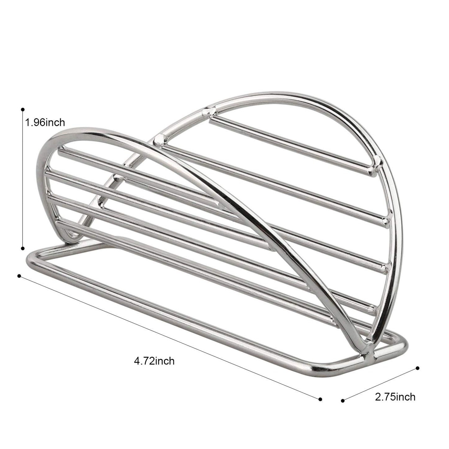 YellRin Taco Holder Stand Stainless Steel Taco Rack Tray Stand Up Holders Kitchen Set for Tortillas, Burritos, Parties & Restaurants (Taco Holders)
